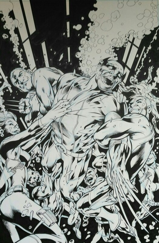Alan Davis - Wolverine #5 cover - Couverture originale