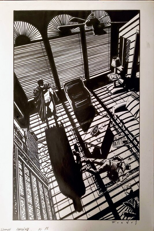 Jorge Fornes, Batman Annual #4 page 13 - Planche originale