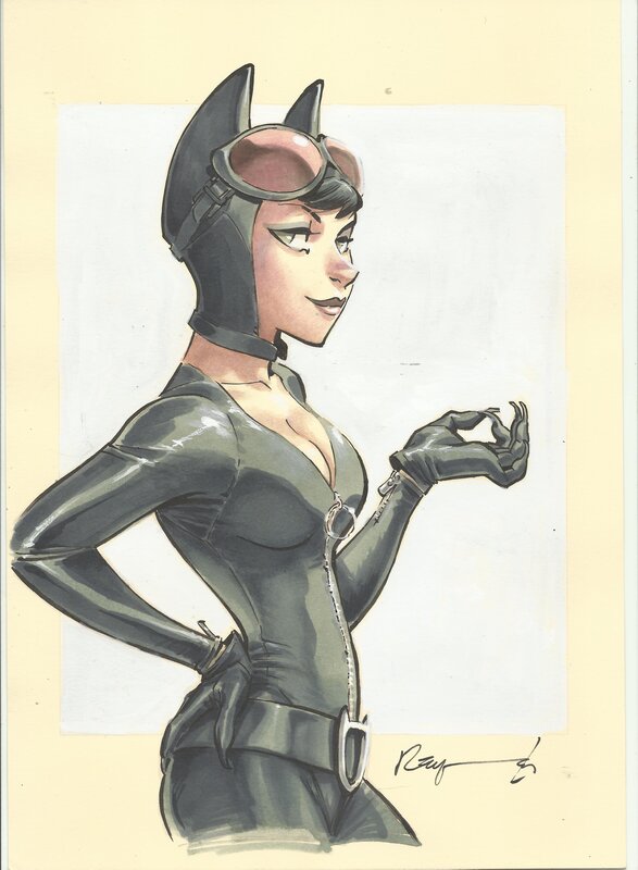 Catwoman by Mathieu Reynes - Original art