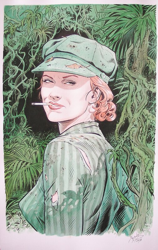 Fiona FLANAGAN by François Miville-Deschênes - Original Illustration