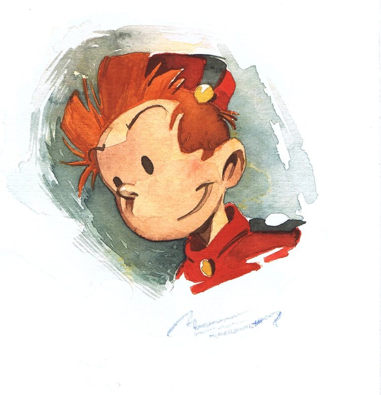 Spirou à Japon by Munuera José Luis - Original Illustration