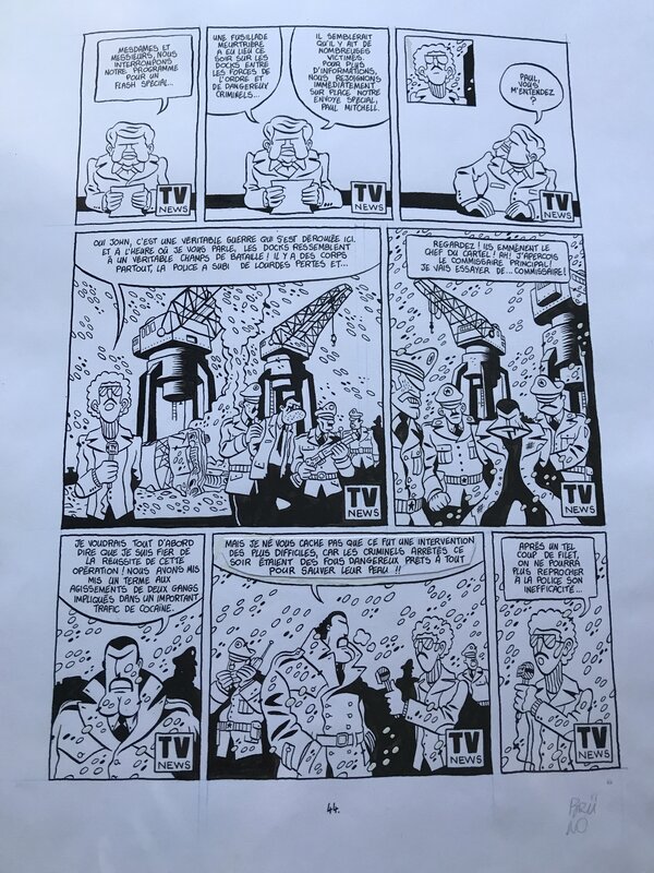 Brüno, Inner city blues planche 44 - Comic Strip