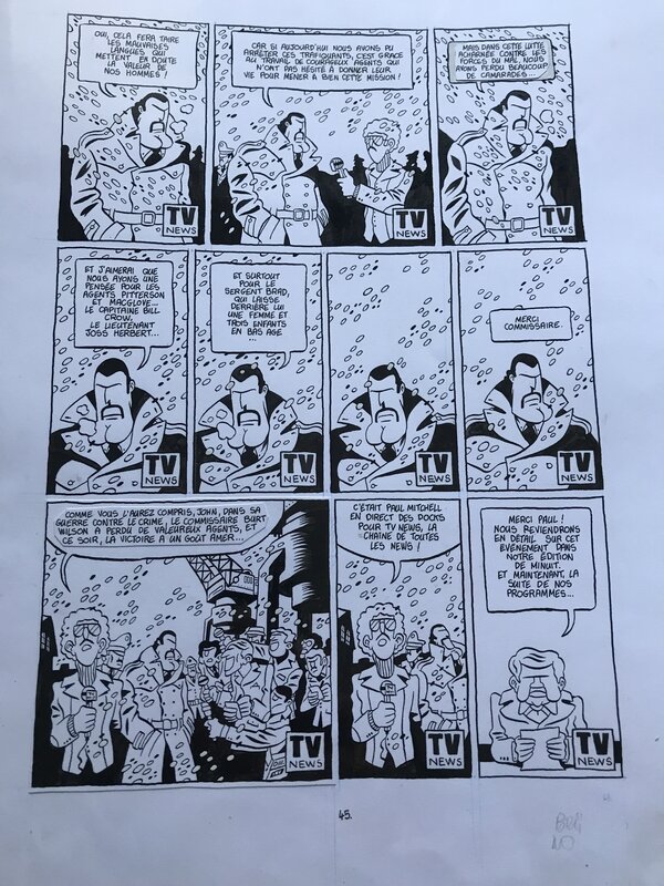 Brüno, Inner city blues planche 45 - Comic Strip