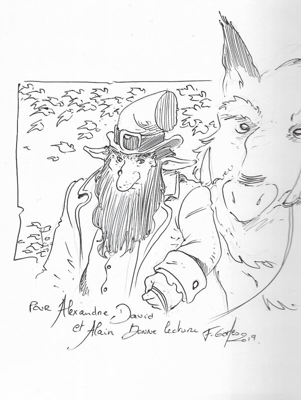François Gomès, Dédicace sur le tome 5 de Brocéliande - Sketch