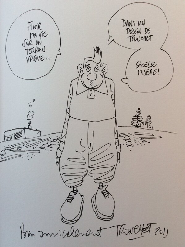 Tintin par Tronchet - Dédicace