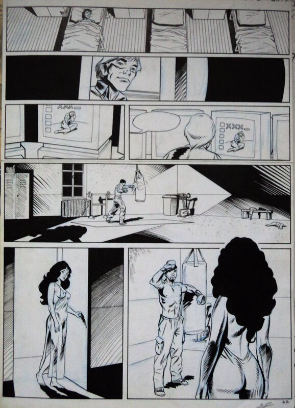 André Osi, Horizon blanc tome 2 pl 20 - Planche originale