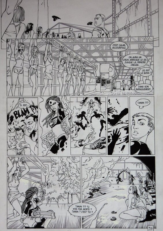 Christian Paty, Kookabura universe tome 3 Mano Kha pl 33 - Planche originale