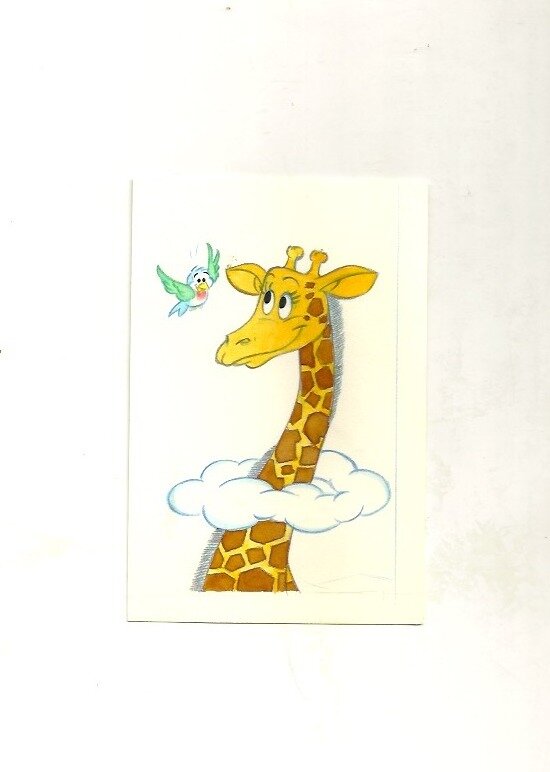 Girafe by Studios Disney - Original Illustration