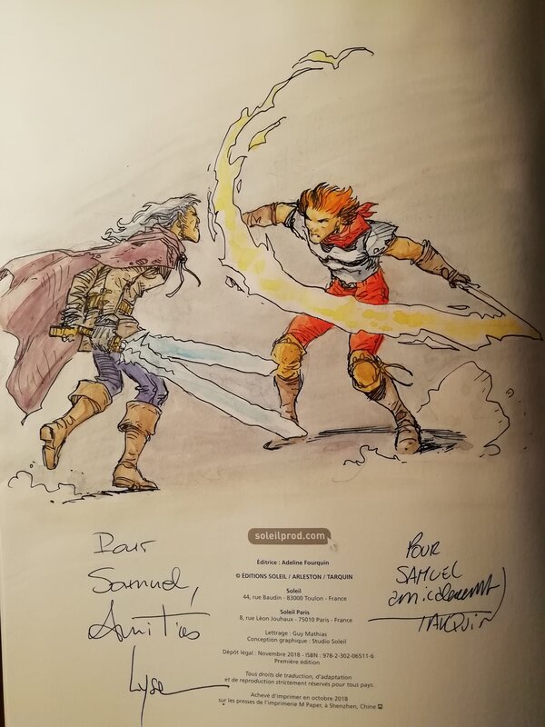 Didier Tarquin, Codex Lanfeust des Etoiles - Sketch