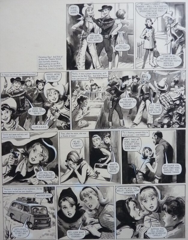 Leslie OTWAY ; Belle and Mamie - Comic Strip