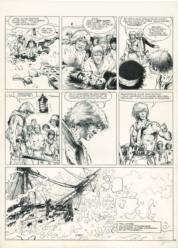 William Vance, Pétra, Bruce J. Hawker - Press Gang - Comic Strip