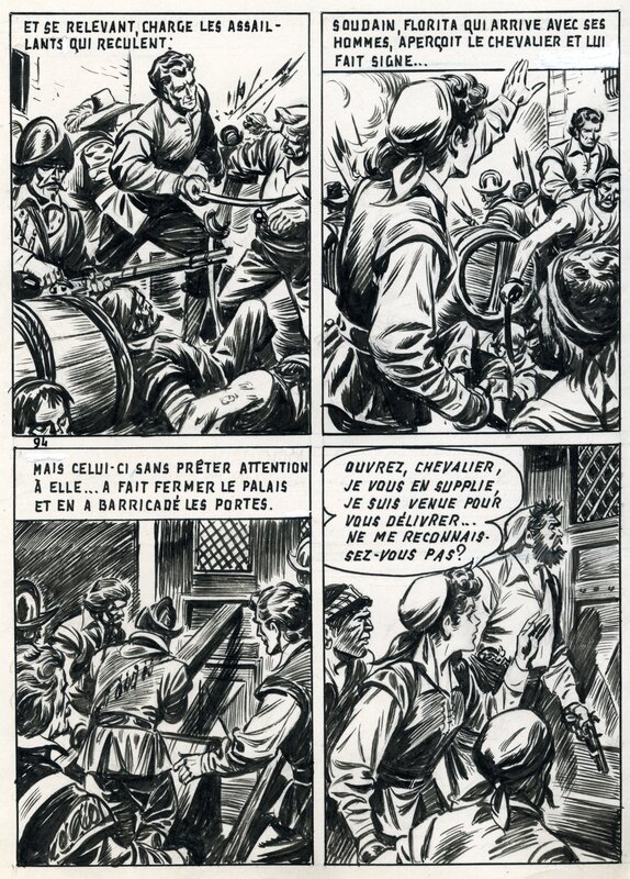 Pierre Duteurtre, La Fille du Boucanier - Comic Strip