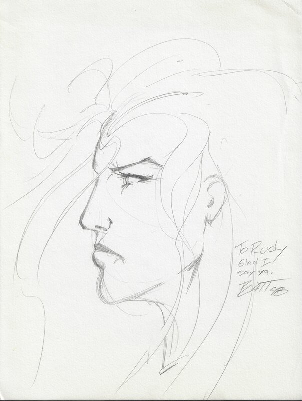 Matt Banning, Batt -  Dédicace Wonder Woman - Sketch