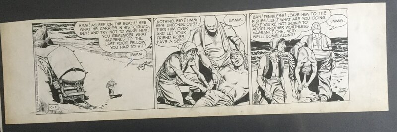 Dan Barry, Alex Raymond, Guy l'éclair (Flash Gordon) - Planche originale