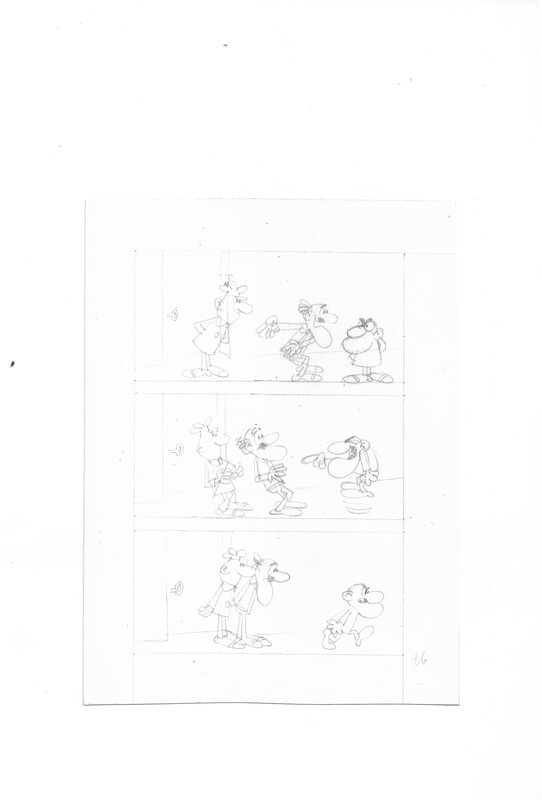 Bobo by Paul Deliège - Original art