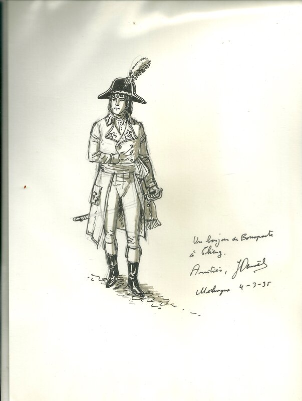 Napoleon Bonaparte by Jacques Denoël - Sketch