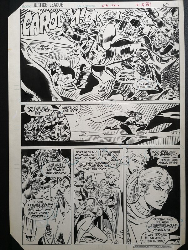 Don Heck, Pablo Marcos, Justice League of Amercia - Planche originale