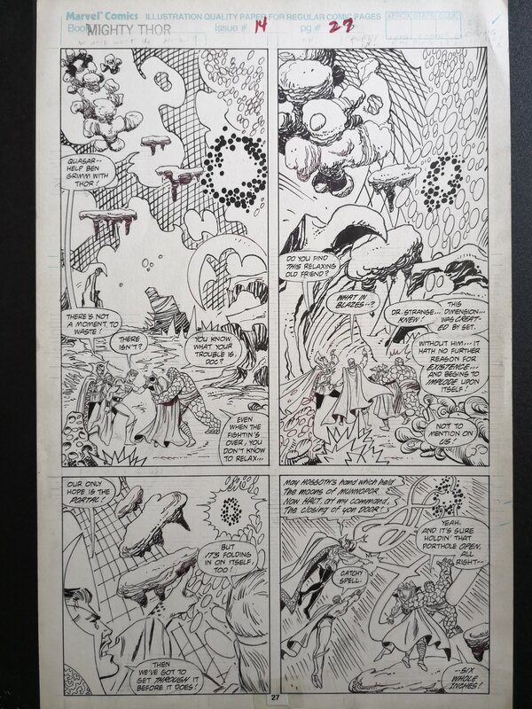 Mighty Thor by Don Heck, Al Milgrom - Comic Strip