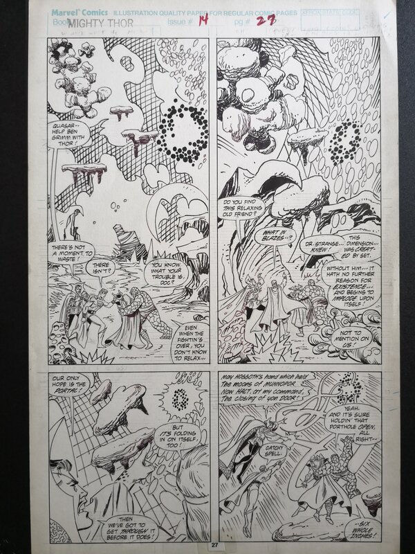 Mighty Thor par Don Heck, Al Milgrom - Planche originale