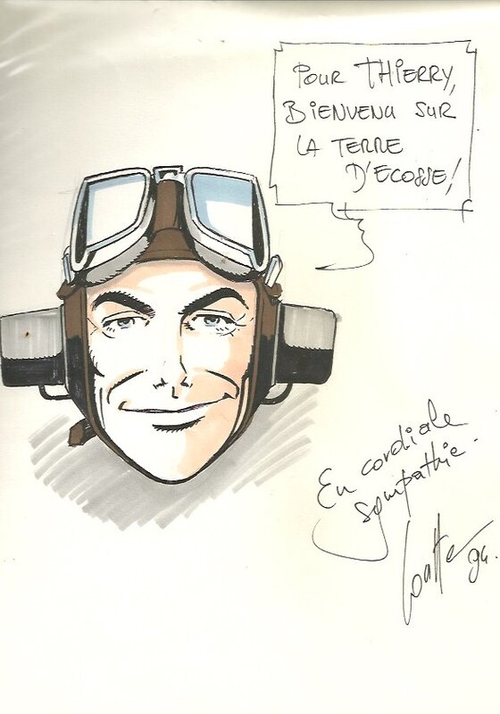 Eric Loutte, Aviateur alpha première arme - Sketch
