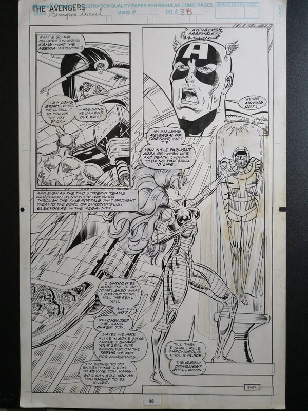 The Avengers par Herb Trimpe, Charles Barnett - Planche originale