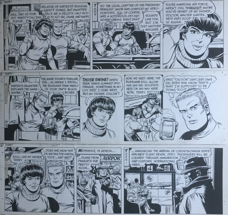 George Wunder, Milton Caniff, Terry et les pirates - Comic Strip