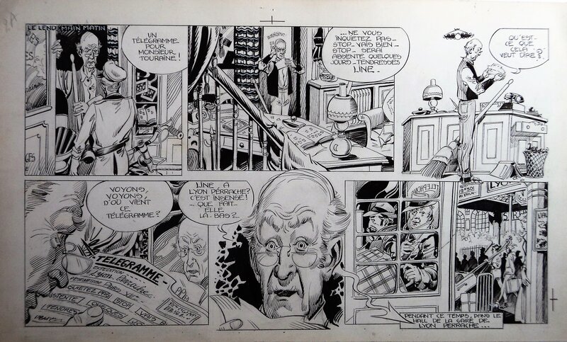 Line 2 by André Gaudelette - Comic Strip