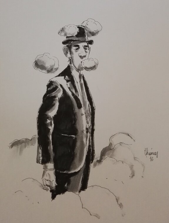 Magritte by Thomas Campi - Sketch