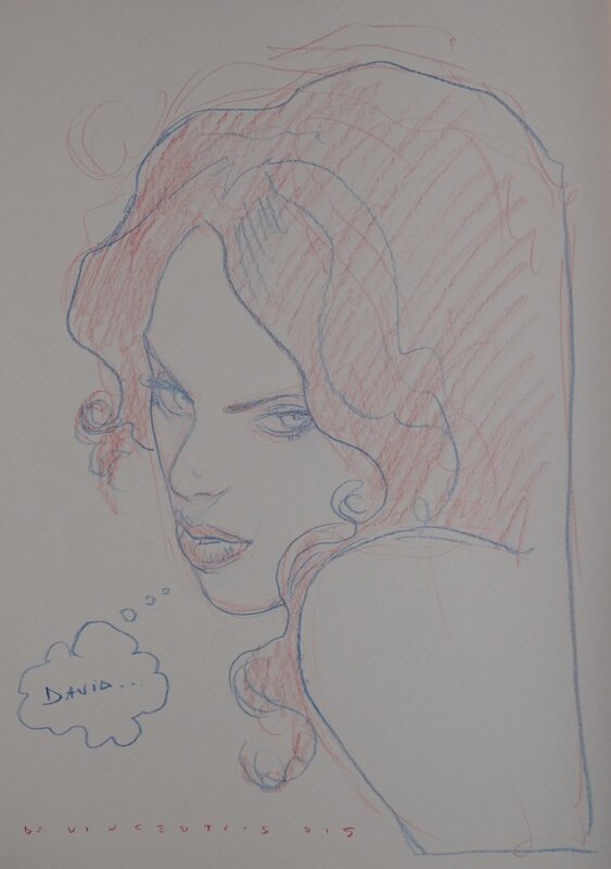 Sophia by Adriano De Vincentiis - Sketch