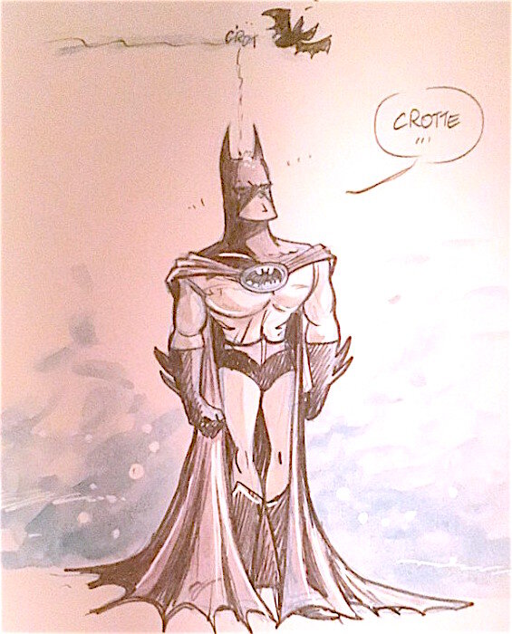 Batman by Philippe Fenech - Sketch