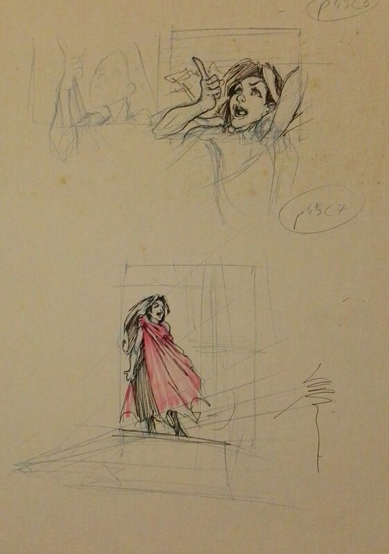 Tessa - Croquis par Louis - Œuvre originale