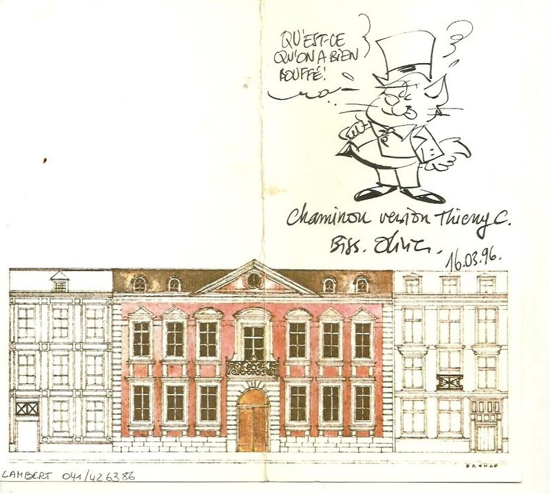 Olivier Saive, Menu de l école d hôtellerie  a liege - Sketch
