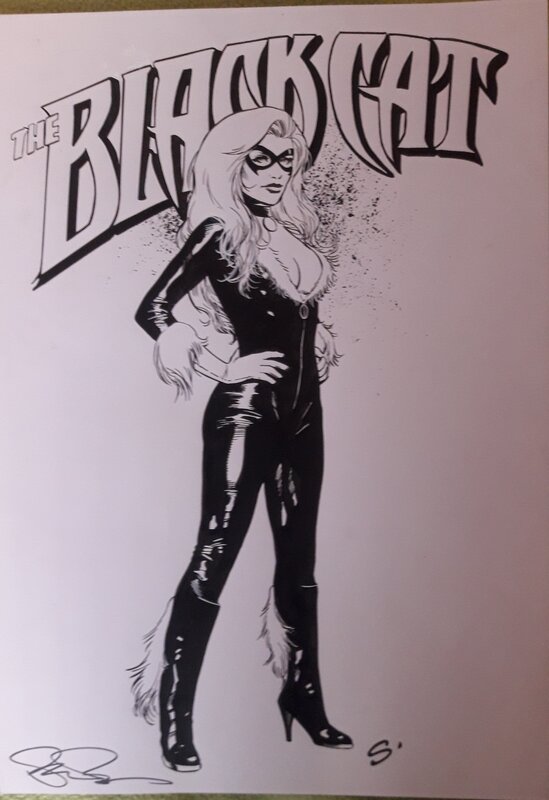 The Black Cat by Steve Scott - Original art