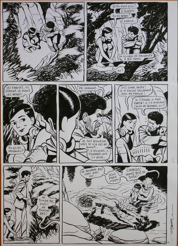 Frederik Peeters - Le château de sable p.21 - Comic Strip