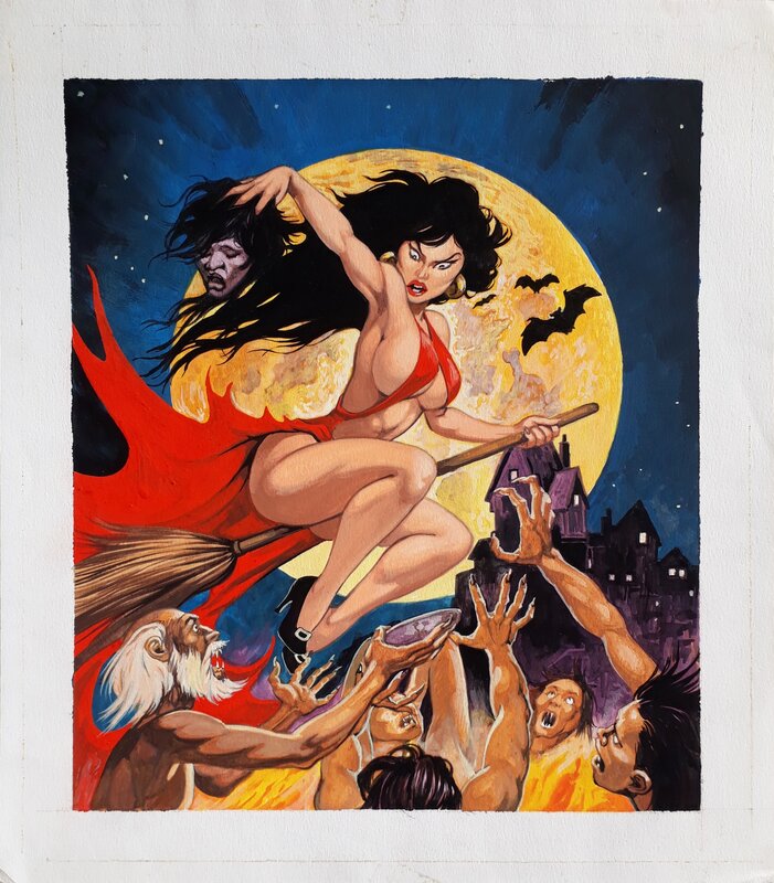 La sorcière par Lucas Marangon, Effren - Illustration originale