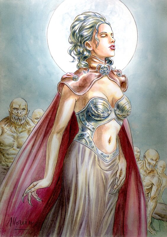 Marc Moreno, Lucia Nera - Dark Blood - Original Illustration
