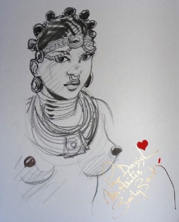 Madame Livingstone by Barly Baruti - Sketch