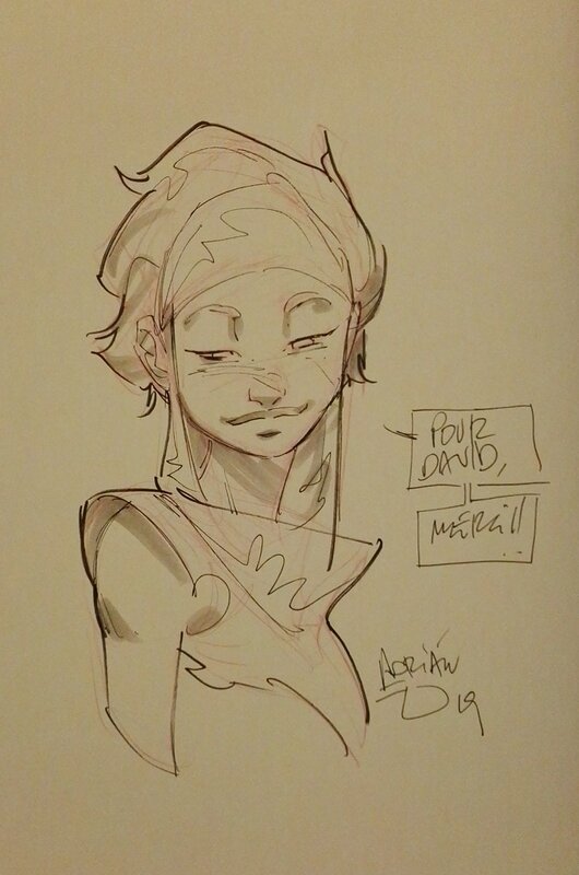 Adrián, L'orphelin de Perdide 1 - Dédicace