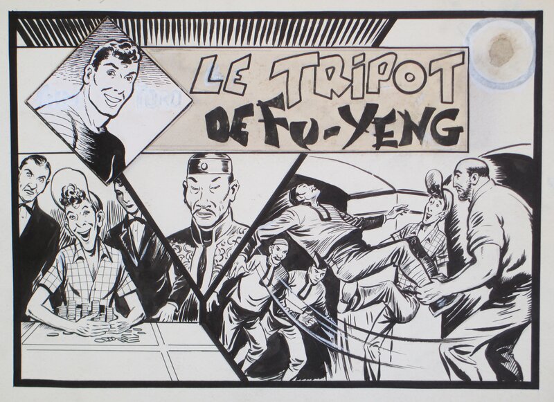 Edgardo Dell’acqua, Le Tripot de Fu-Yeng - Planche originale