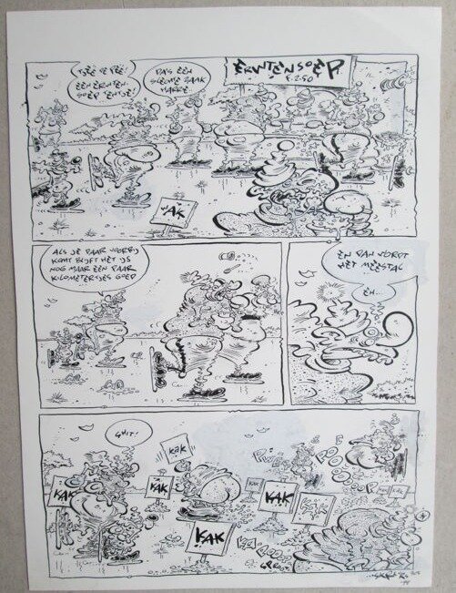 Eric Schreurs, Original page - Joop Klepzeiker 15 - Erwtensoep - (1999) - Planche originale