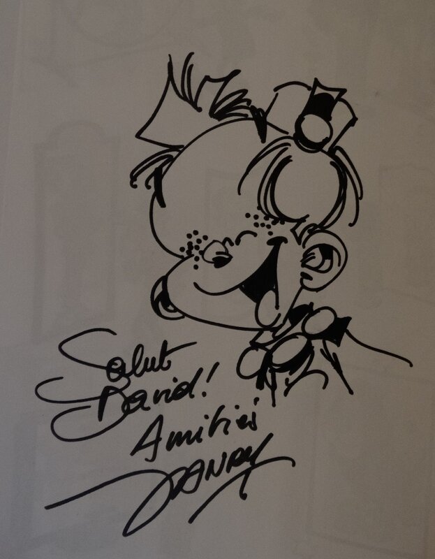 Le petit Spirou par Janry - Dédicace