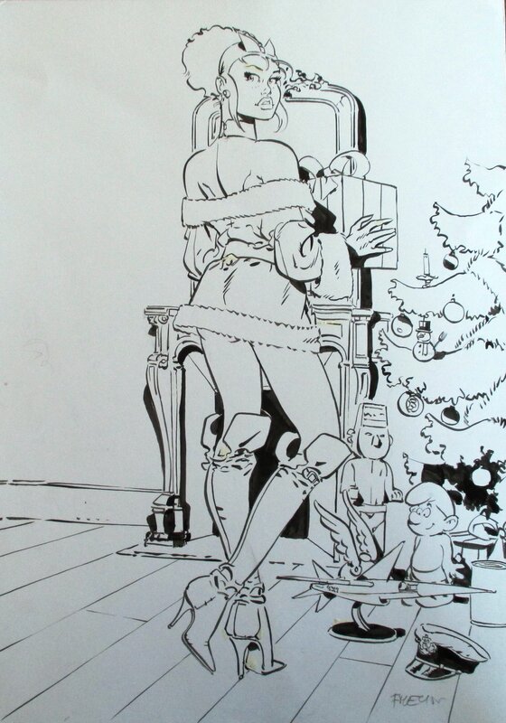 Félix Meynet, Mirabelle & la magie de noel - Original Illustration