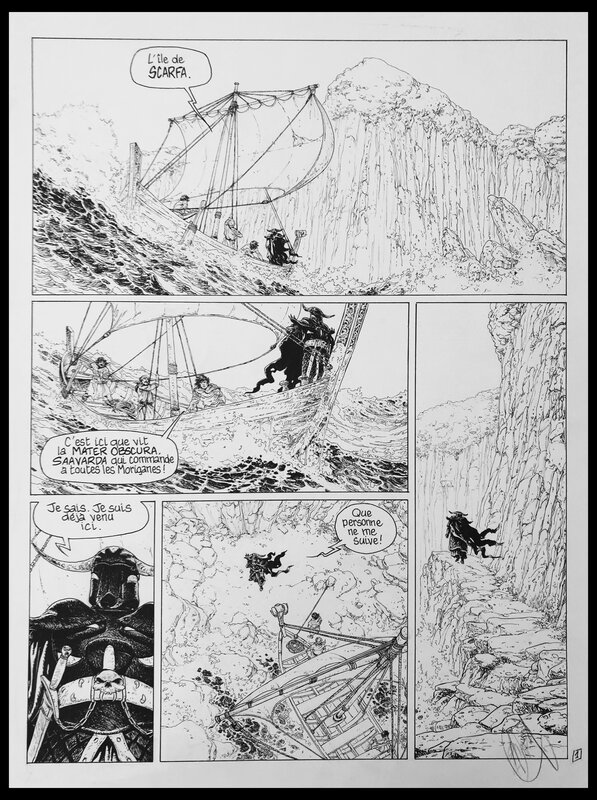 2011 - Complainte des landes perdues - Delaby - Planche originale