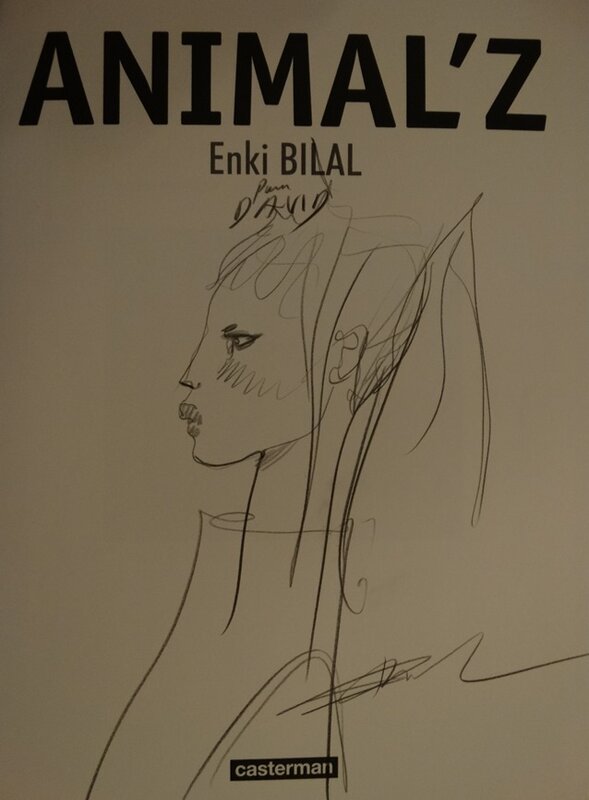 Animal'z par Enki Bilal - Dédicace