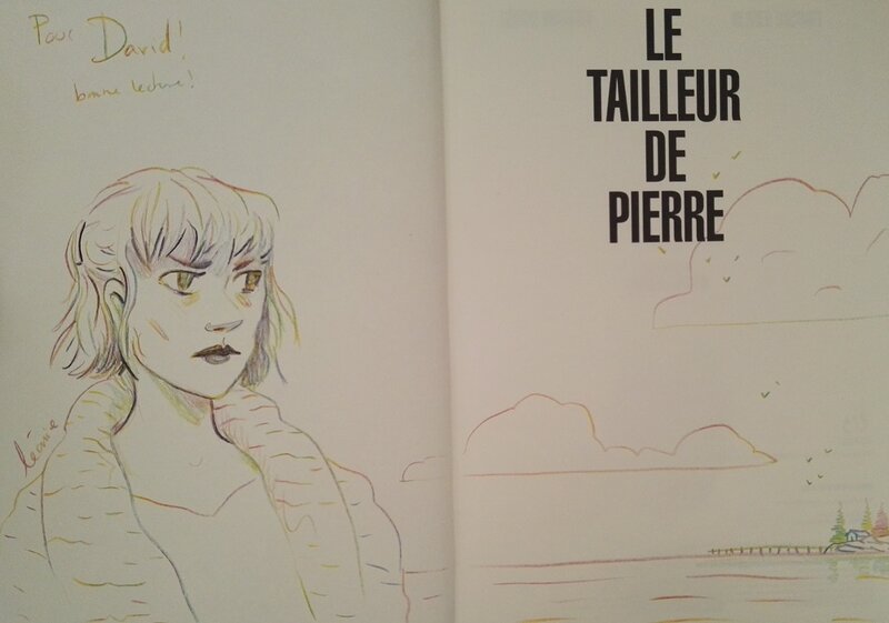 Léonie Bischoff, Le tailleur de pierres - Dédicace