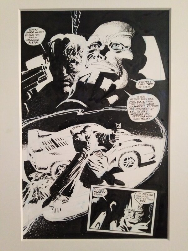 Frank Miller, Sin City, Familly values - Planche originale