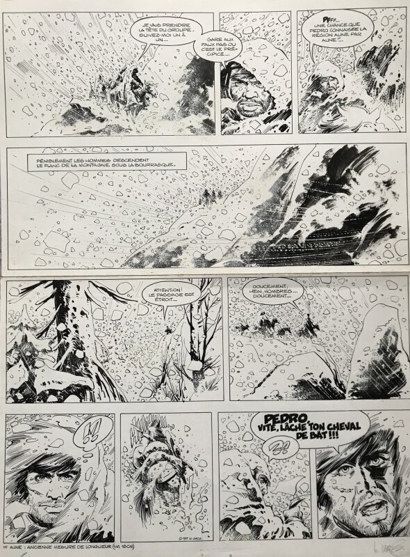 William Vance, Original page Ramiro 7 - ILS ÉTAIENT CINQ - Planche originale