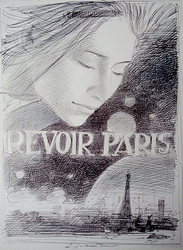 Revoir PARIS by François Schuiten - Original Cover