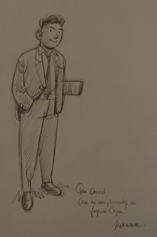 Jacques Gipar 4 by Jean-Luc Delvaux - Sketch
