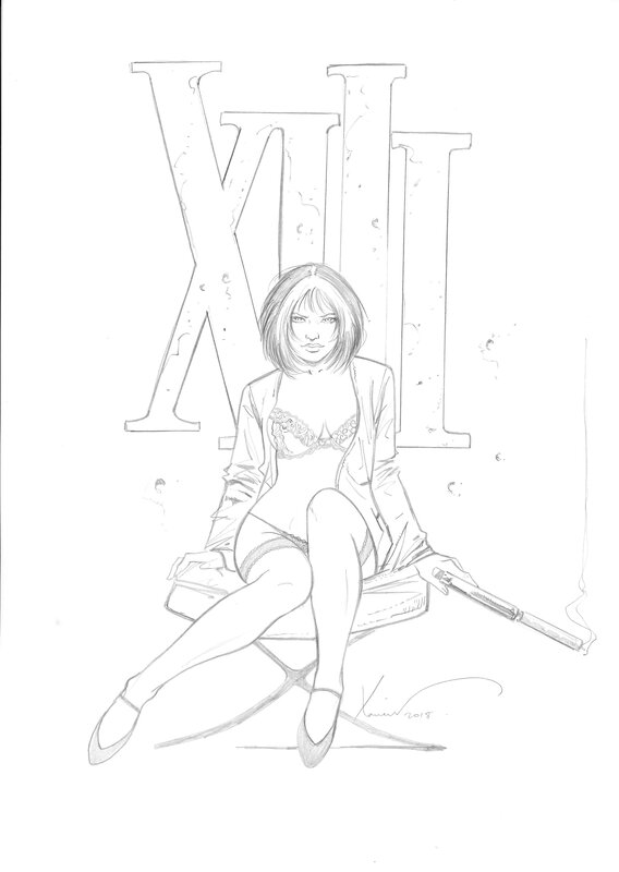Philippe Xavier, XIII L'enquête - Jessica - Illustration - Illustration originale